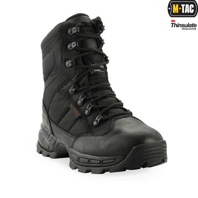 Тактичні зимові черевики Thinsulate M-Tac Black 41 - зображення 2