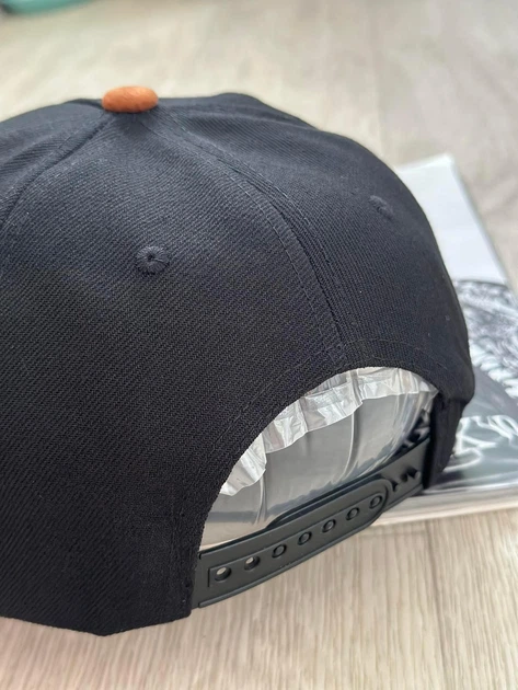 Кепка снепбек (Snapback) Brooklyn NYС Черный с коричневым 56-61р (9032) - изображение 3