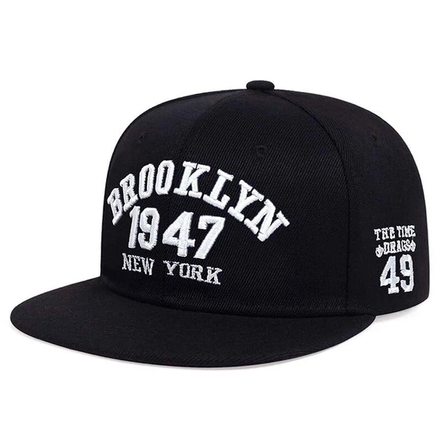 Кепка снепбек (Snapback) Brooklyn 1947 NY Черый 56-61р (9021) - Фото 7 Кепка снепбек (Snapback) Brooklyn 1947 NY Черый 56-61р (9021) - изображение 7