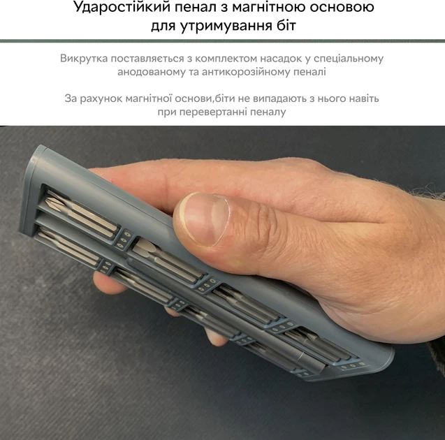 Отвертка RZTK Precision Screwdriver + набор бит прецизионных 24 шт