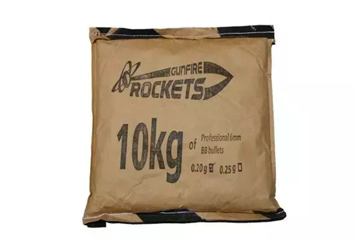 Шары страйкбольные Rockets Professional 0.20g (~ 50000 шт) - 10kg [ROCKETS] (для страйкбола) - изображение 2