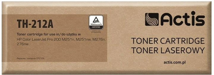 Toner cartridge Actis do HP 131A CF212A/Canon CRG-731Y Standard Yellow (TH-212A) - obraz 1