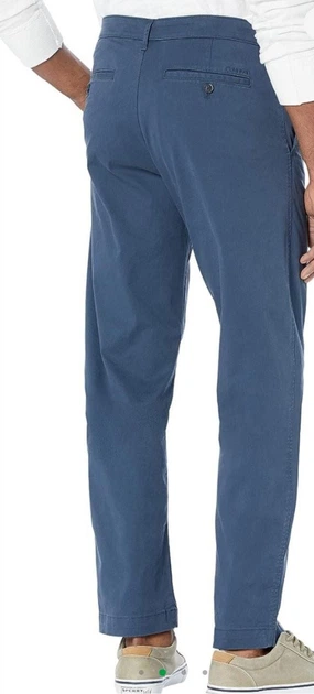 Чоловічі штани Calvin Klein, chinos streight fit синього кольору, розмір W32/L32 - изображение 4