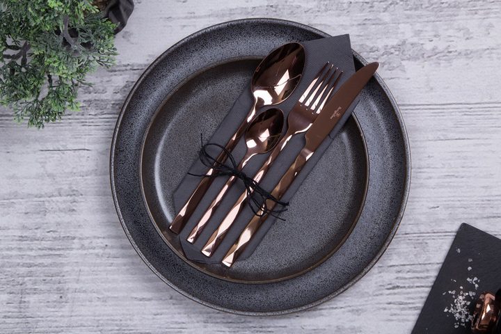 Zestaw sztućców Berlinger Haus Metallic Line Rose Gold Edition 24 elementy (BH/2621A) - obraz 8