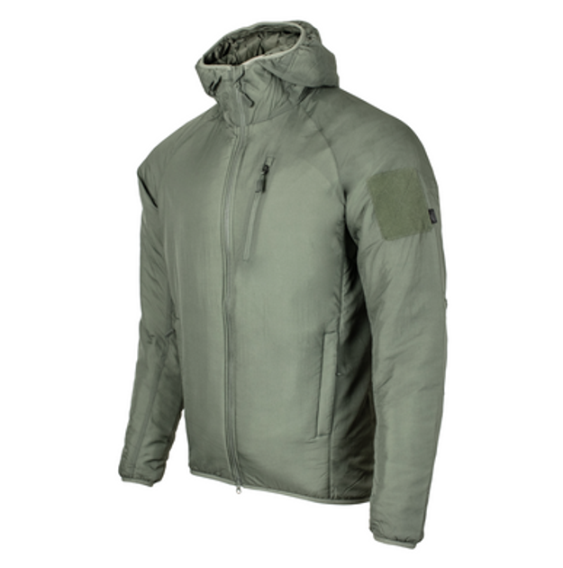 Куртка Helikon-Tex Wolfhound Hoodie® Climashield® Apex Alpha Green S - зображення 1