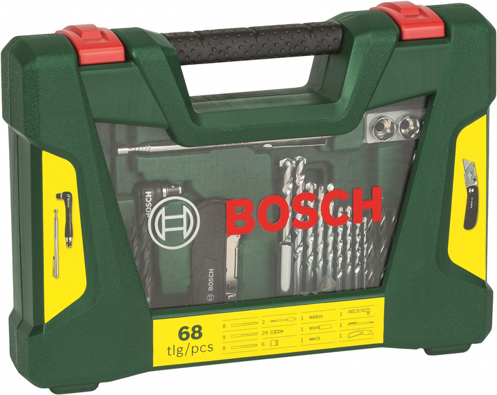 Набір приладдя Bosch V-Line 68 ел. 2607017191 - зображення 4