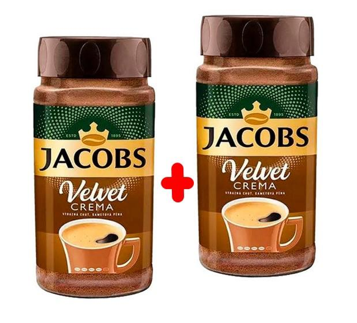 Купити Кава розчинна Jacobs Velvet Crema 200 г 2шт - ROZETKA. Вигідна ...