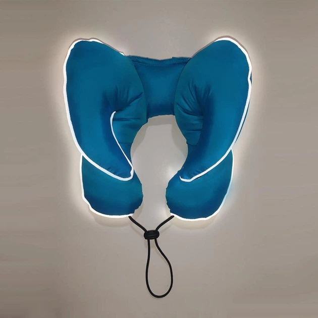 Дитяча подушка для автокрісла, коляски Baby Travel Classic Pillow, (Onario Baby) ART-0000644, Волошковий - зображення 2