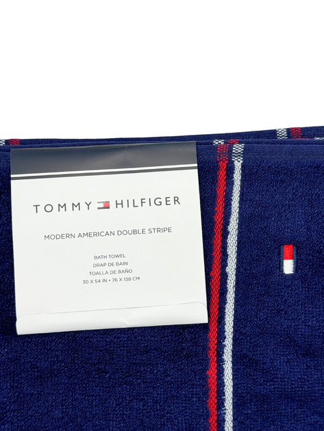 Полотенце махровое Tommy Hilfiger Modern American Банное 76х138 см Синее (1159801169) - Фото 2 Полотенце махровое Tommy Hilfiger Modern American Банное 76х138 см Синее (1159801169) - изображение 2