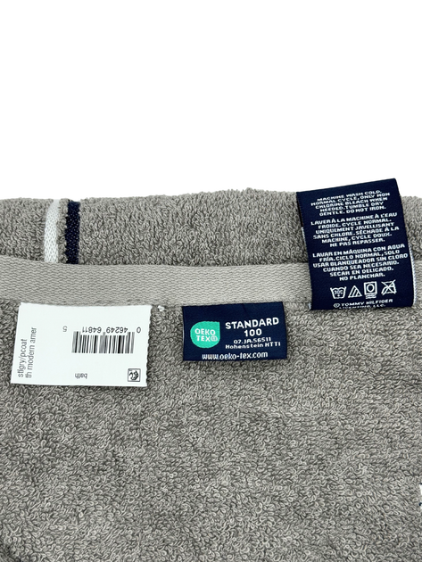 Полотенце махровое Tommy Hilfiger Modern American Банное 76х138 см Серое (1159801171) - изображение 5