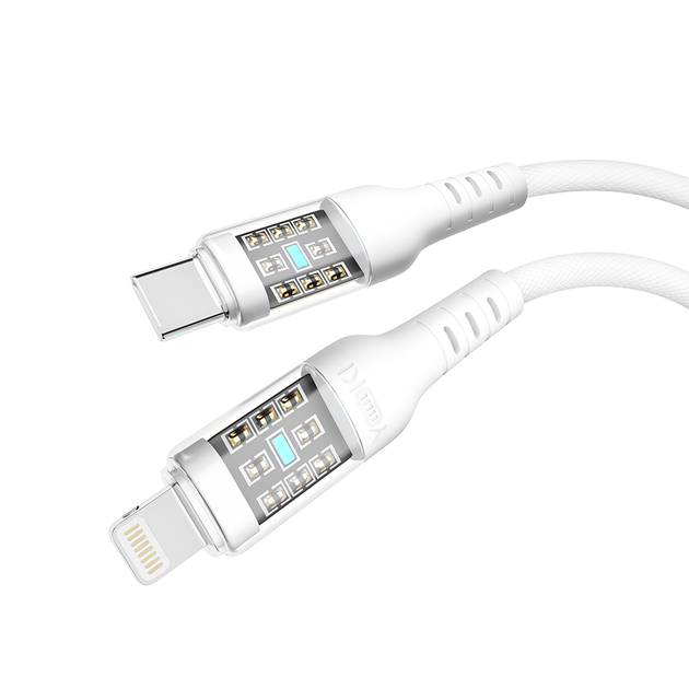 Кабель для зарядки и обмена данными USB YOKI YK-CY23 CYBER Series Type-C to Lightning 30W (3A/10V) 1.2m Черный - Фото 9 Кабель для зарядки и обмена данными USB YOKI YK-CY23 CYBER Series Type-C to Lightning 30W (3A/10V) 1.2m Черный - изображение 9