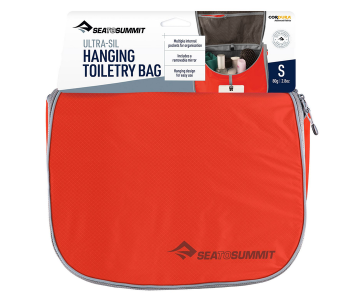 Косметичка Sea to Summit Ultra-Sil Hanging Toiletry Bag, Spicy Orange, L (STS ATC023011-060805) - зображення 2
