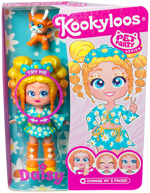 Набір фігурок Magic Box KookyLoos KookyLoos Pet Party Daisy з аксесуарами (8431618032411) - зображення 1