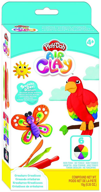 Zestaw kreatywny Creative Kids Play-Doh Air Clay Creature Creations (0653899090807) - obraz 1