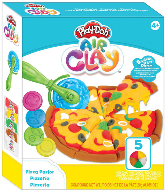 Zestaw kreatywny Creative Kids Play-Doh Air Clay Pizza Parlor (0653899090814) - obraz 1