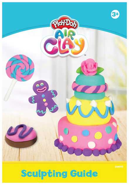 Набір для творчості Creative Kids Play-Doh Air Clay Air Clay Sweets Creations (0653899090777) - зображення 3