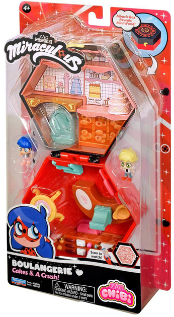 Zestaw do zabawy Playmates Chibi Boulangerie Cakes & A Crush Miracle Box (0043377505518) - obraz 4