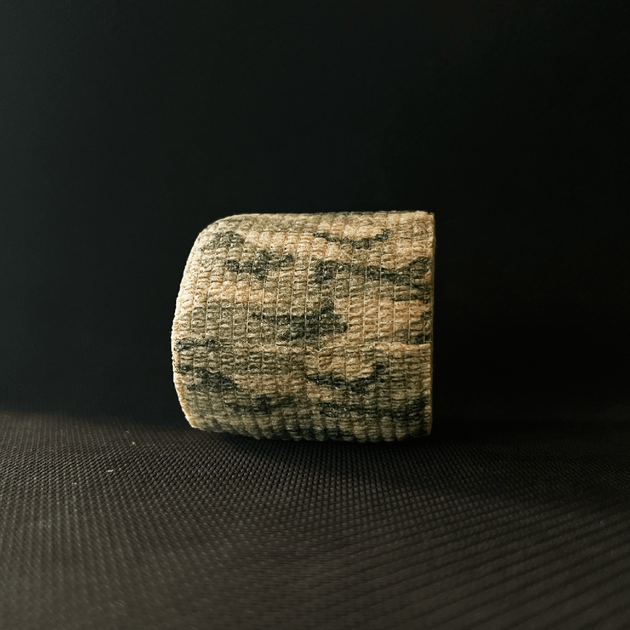 Маскировочная оружейная камуфляжная лента, клейкая, эластичная, кинезио тейп Лес - изображение 2