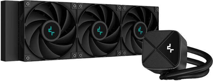 Chlodzenie wodne DeepCool LS720S Zero Dark Black (R-LS720-BKNNMM-G-1) - obraz 1