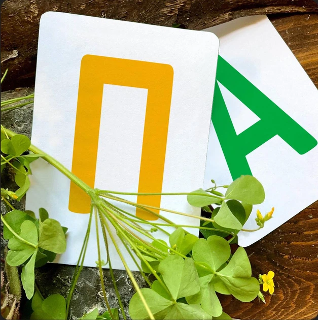 Карточки Домана "Алфавит" на украинском языке, 40 шт - изображение 2
