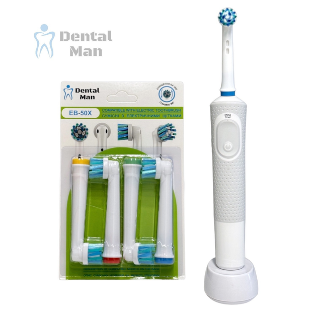 Насадки для электрической зубной щетки Oral B Braun на зубную щетку ...
