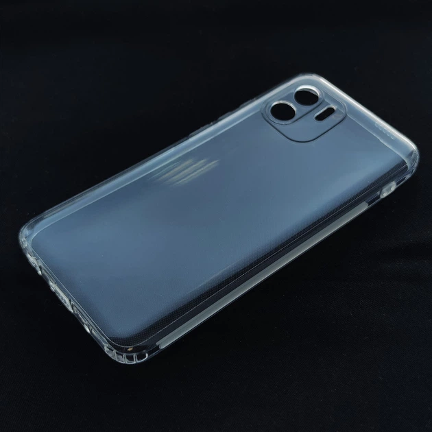 Чехол с заглушкой KST Premium для Xiaomi Redmi A1 / A2 Прозрачный - изображение 3