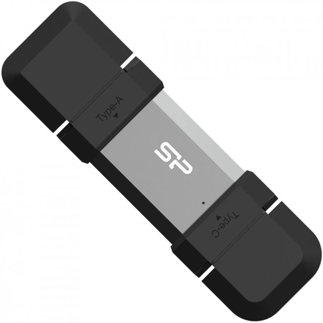USB флеш накопитель Silicon Power USB 64G SILICON POWER usb3.2+TypeC Mobile C51 (SP064GBUC3C51V1S) - изображение 3