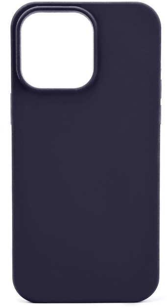 Etui plecki Evelatus Premium Magsafe Soft Touch Silicone Case Midnight do Apple iPhone 14 Pro Max Blue (4752192062446) - obraz 1
