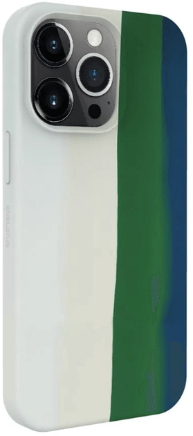 Etui plecki Evelatus Silicone case Multi-Colored do Apple iPhone 14 Pro Max Green (4752192063375) - obraz 1