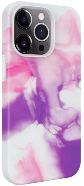 Etui plecki Evelatus Premium Silicone case Customized Print do Apple iPhone 14 Pro Purple (4752192063078) - obraz 1