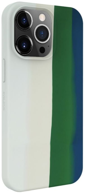 Панель Evelatus Silicone case Multi-Colored для Apple iPhone 14 Pro Green (4752192063344) - зображення 1
