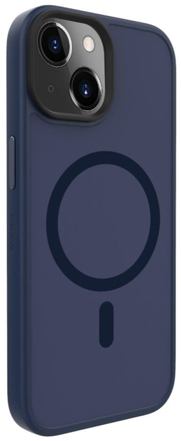Etui plecki Evelatus Hybird Case with Magsafe do Apple iPhone 15 Dark Blue (4752192066956) - obraz 1