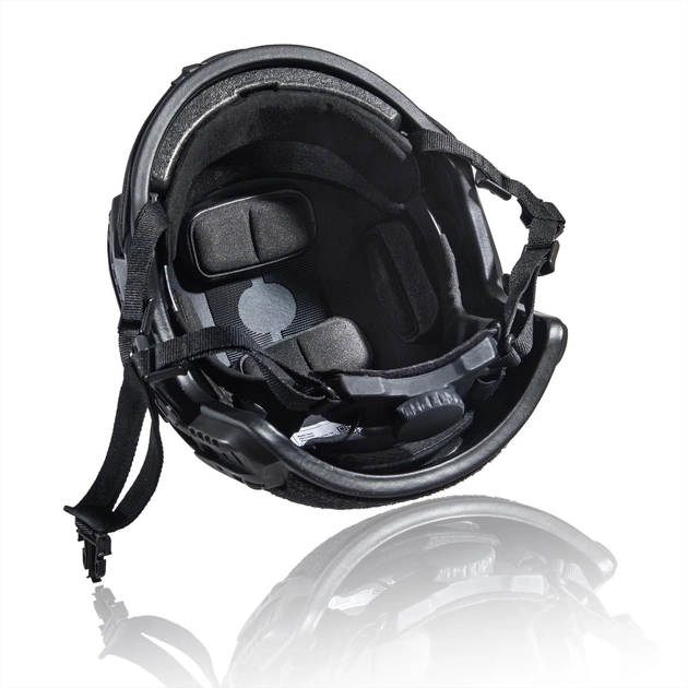 Каска Шлем тактический "FAST" Баллистический уровень защиты NIJ IIIA. Кевларовый Черный. - изображение 2