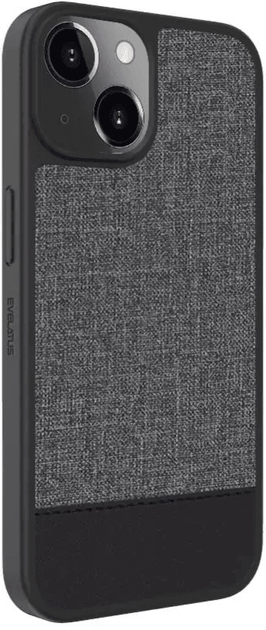 Панель Evelatus Plactic Leather Magsafe Back Cover для Apple iPhone 15 Plus Gray (4752192067342) - зображення 1