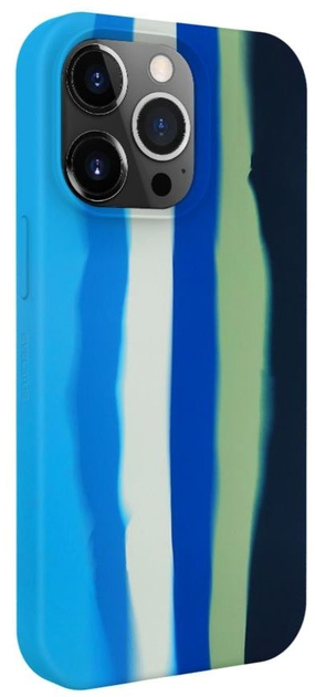 Etui plecki Evelatus Silicone Case Multi-Colored do Apple iPhone 15 Pro Max Blue (4752192068516) - obraz 1