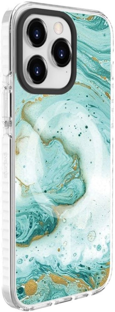 Панель Evelatus Customized Print with MagSafe для Apple iPhone 15 Pro Blue Marble (4752192067205) - зображення 1