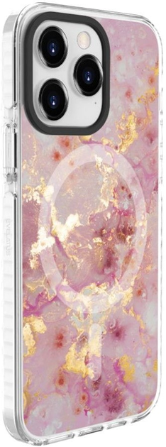 Панель Evelatus Customized Print with MagSafe для Apple iPhone 15 Pro Marble Pink (4752192067236) - зображення 1