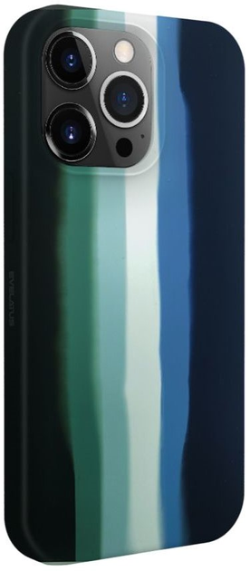 Панель Evelatus Silicone Case Multi-Colored для Apple iPhone 15 Pro Green (4752192068486) - зображення 1