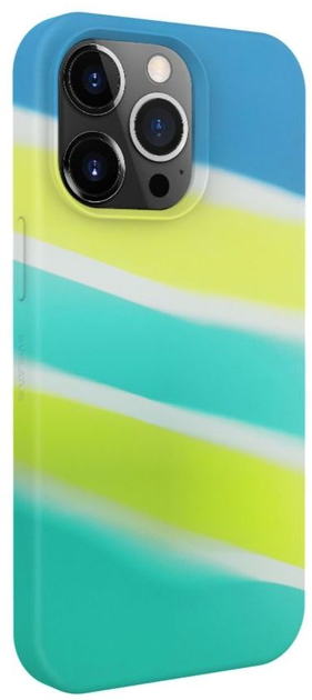 Etui plecki Evelatus Silicone Case Multi-Colored do Apple iPhone 15 Pro Yellow/Green (4752192068448) - obraz 1