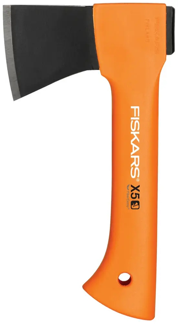 Zestaw Fiskars siekiera X5 i noz z ostrzałką (1057913) - obraz 3