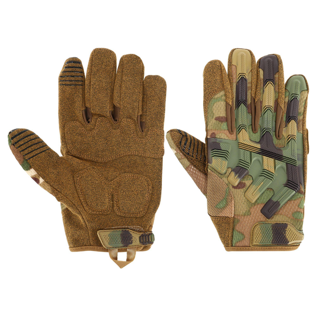 Перчатки тактические с закрытыми пальцами Military Rangers BC-9875 M Камуфляж Multicam - изображение 1