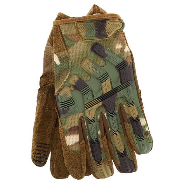 Рукавиці тактичні з закритими пальцями Military Rangers BC-9875 L Камуфляж Multicam - зображення 2