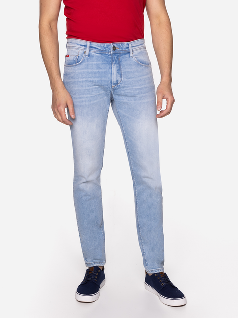 Jeansy slim fit męskie Lee Cooper HUNTER-3004 32-32 Niebieskie (5905991703778) - obraz 1