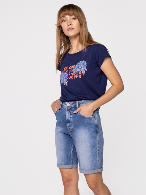 Шорти жіночі Lee Cooper BECKY-1223 S Блакитні (5904347398736) - зображення 2