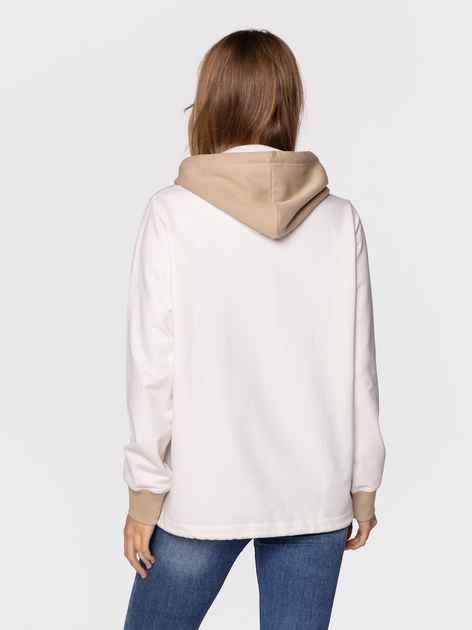 Bluza damska rozpinana streetwear z kapturem Lee Cooper Alexia-4510 L Biała (5904347394158) - obraz 4