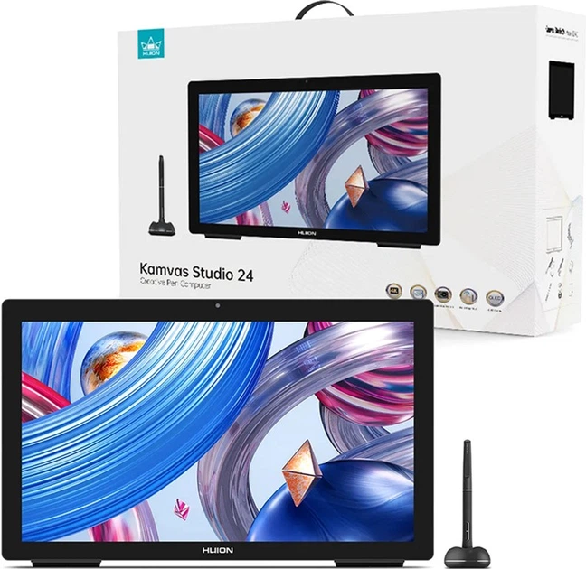 Графический компьютер Huion Kamvas Studio 24 + перчатка (KS2401) - изображение 8