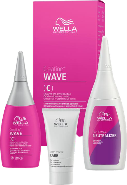 Zestaw do pielęgnacji włosów Wella Creatine+ Wave dla trwałej ondulacji (4064666044385) - obraz 1