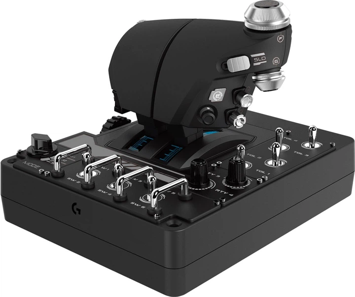 Проводной джойстик Logitech X-56 Rhino Saitek Pro Flight (945-000059) - Фото 4 Проводной джойстик Logitech X-56 Rhino Saitek Pro Flight (945-000059) - изображение 4