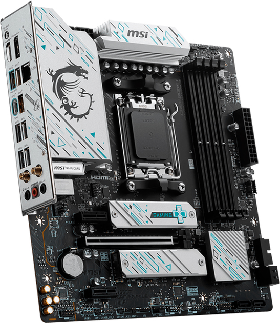 Материнська плата MSI B650M Gaming Plus Wi-Fi (sAM5, AMD B650, PCI-Ex16) - зображення 3