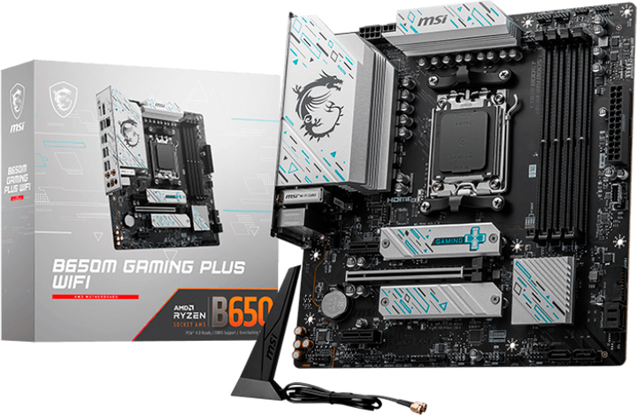 Материнська плата MSI B650M Gaming Plus Wi-Fi (sAM5, AMD B650, PCI-Ex16) - зображення 5
